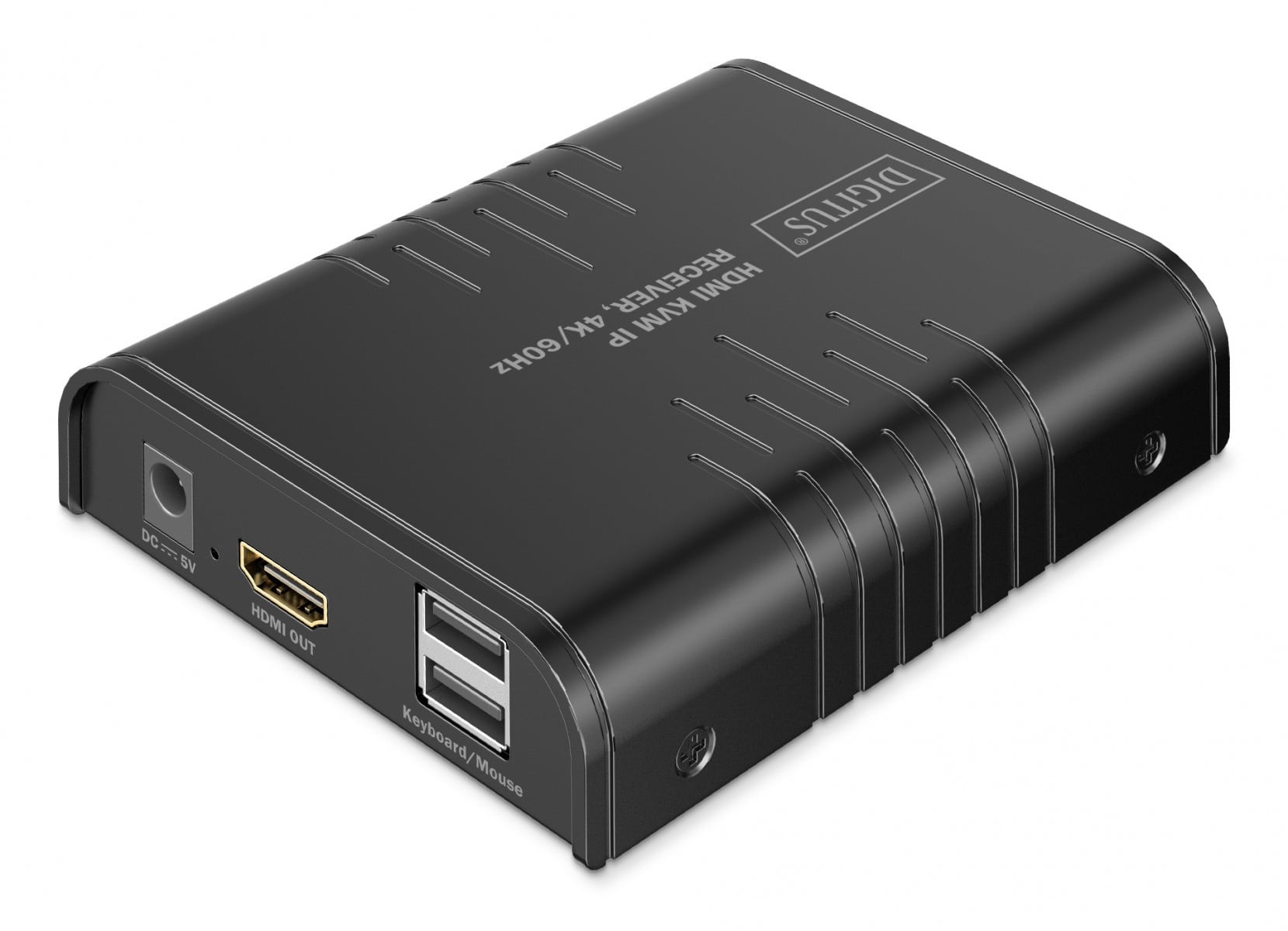 DIGITUS Estensore HDMI Cat.6 4K/60Hz con KVM USB 2.0 su IP 1G fino a 120m/200m - ricevitore aggiuntivo per DS-55355 - TASTIERE E CONTROLLER | TecnoCARE.net Sabaudia, Latina, Terracina, San Felice Circeo e Pontinia