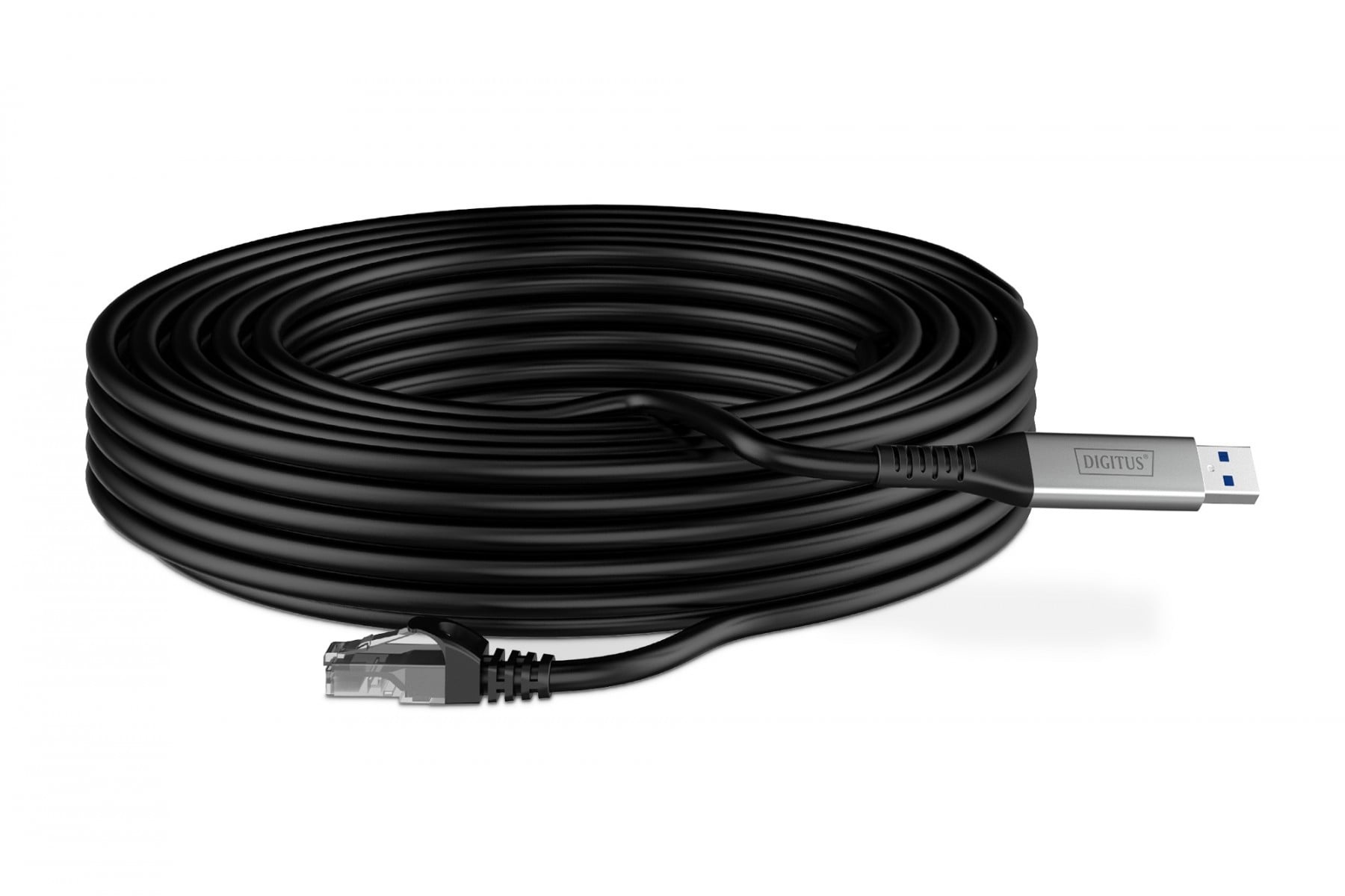 DIGITUS Cavo adattatore USB-A a RJ45 Cat. 6A S/FTP, 1 Gbit/s, USB 3.2 Gen1, LSZH, 15 m - CAVI PER COMPUTER E PERIFERICHE | TecnoCARE.net Sabaudia, Latina, Terracina, San Felice Circeo e Pontinia