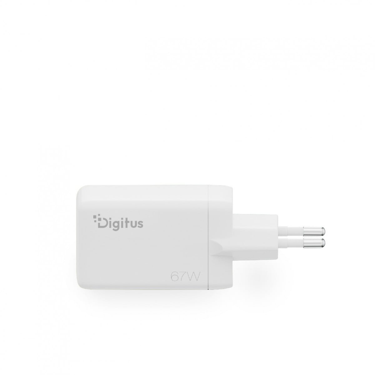 DIGITUS Digitus DA-10303 Caricabatterie da parete GaN II 67W | 2x USB-C, 1x USB-A | PD 3.0, QC 3.0 | Bianco - BATTERIE E ALIMENTATORI | TecnoCARE.net Sabaudia, Latina, Terracina, San Felice Circeo e Pontinia