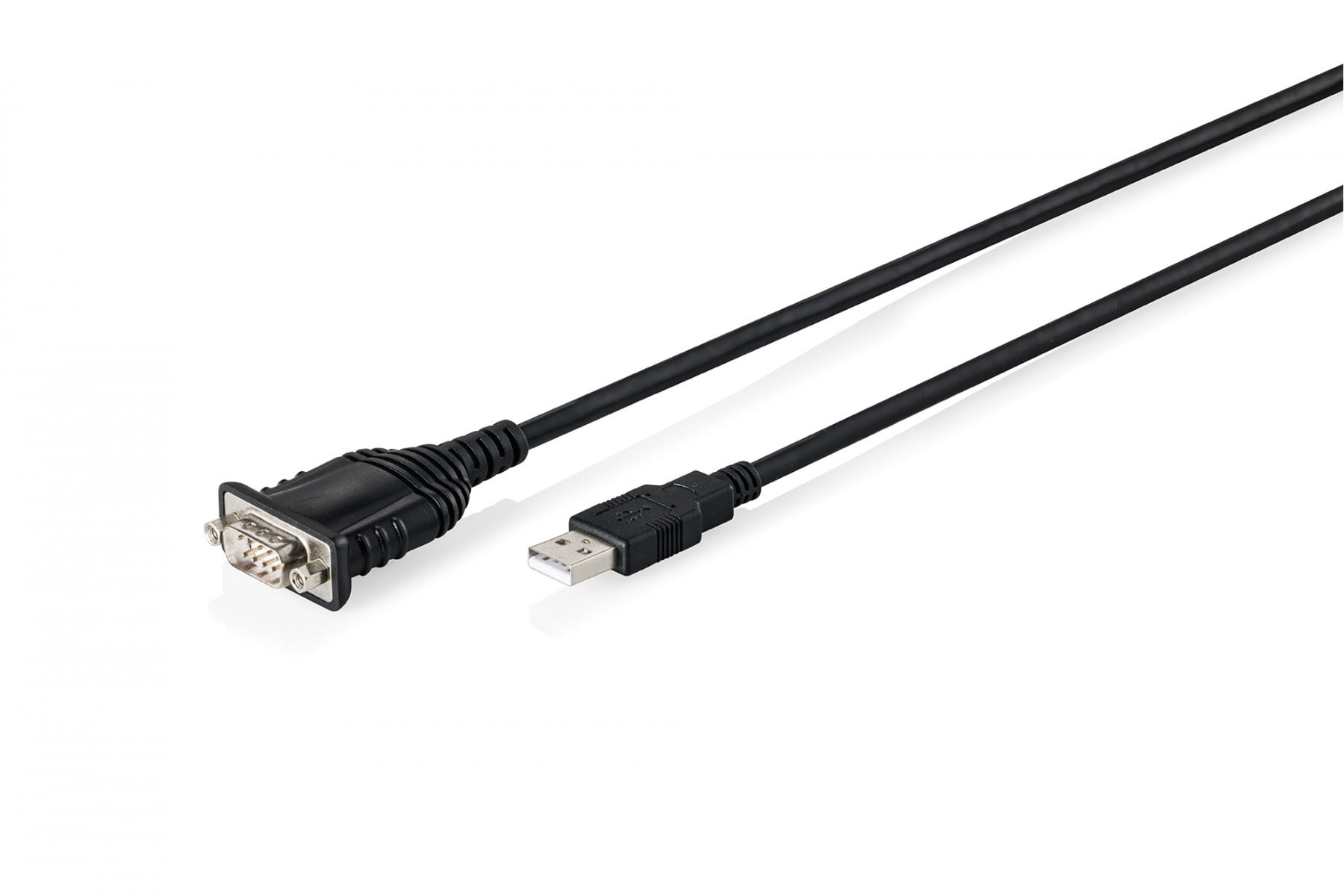 DIGITUS Digitus DA-70172 Cavo adattatore USB-A 2.0 maschio a RS232 (DB9) maschio | Chipset FTDI (FT232RNL) | PVC, nero | Fissaggio a manica | 1.8m - CAVI PER COMPUTER E PERIFERICHE | TecnoCARE.net Sabaudia, Latina, Terracina, San Felice Circeo e Pontinia