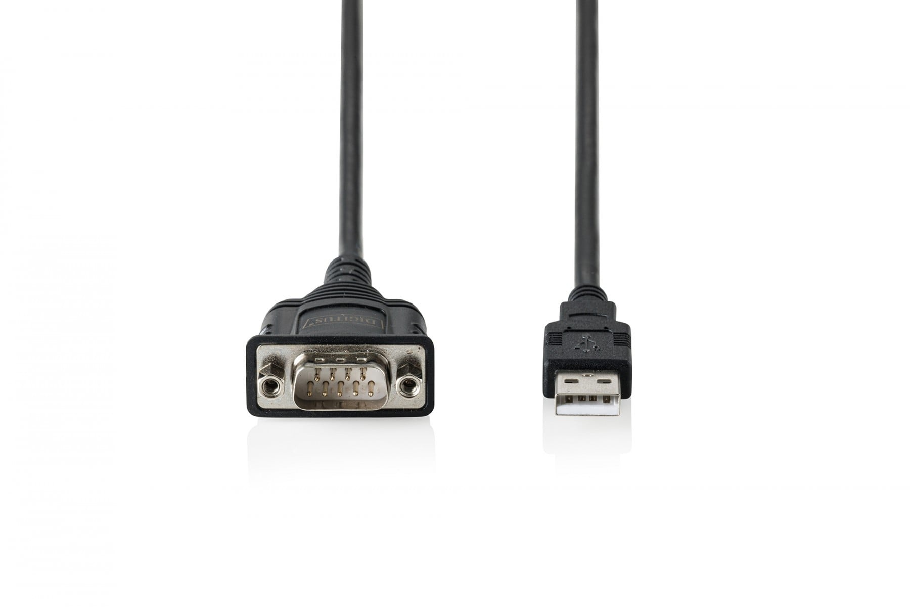 DIGITUS Digitus DA-70172 Cavo adattatore USB-A 2.0 maschio a RS232 (DB9) maschio | Chipset FTDI (FT232RNL) | PVC, nero | Fissaggio a manica | 1.8m - CAVI PER COMPUTER E PERIFERICHE | TecnoCARE.net Sabaudia, Latina, Terracina, San Felice Circeo e Pontinia