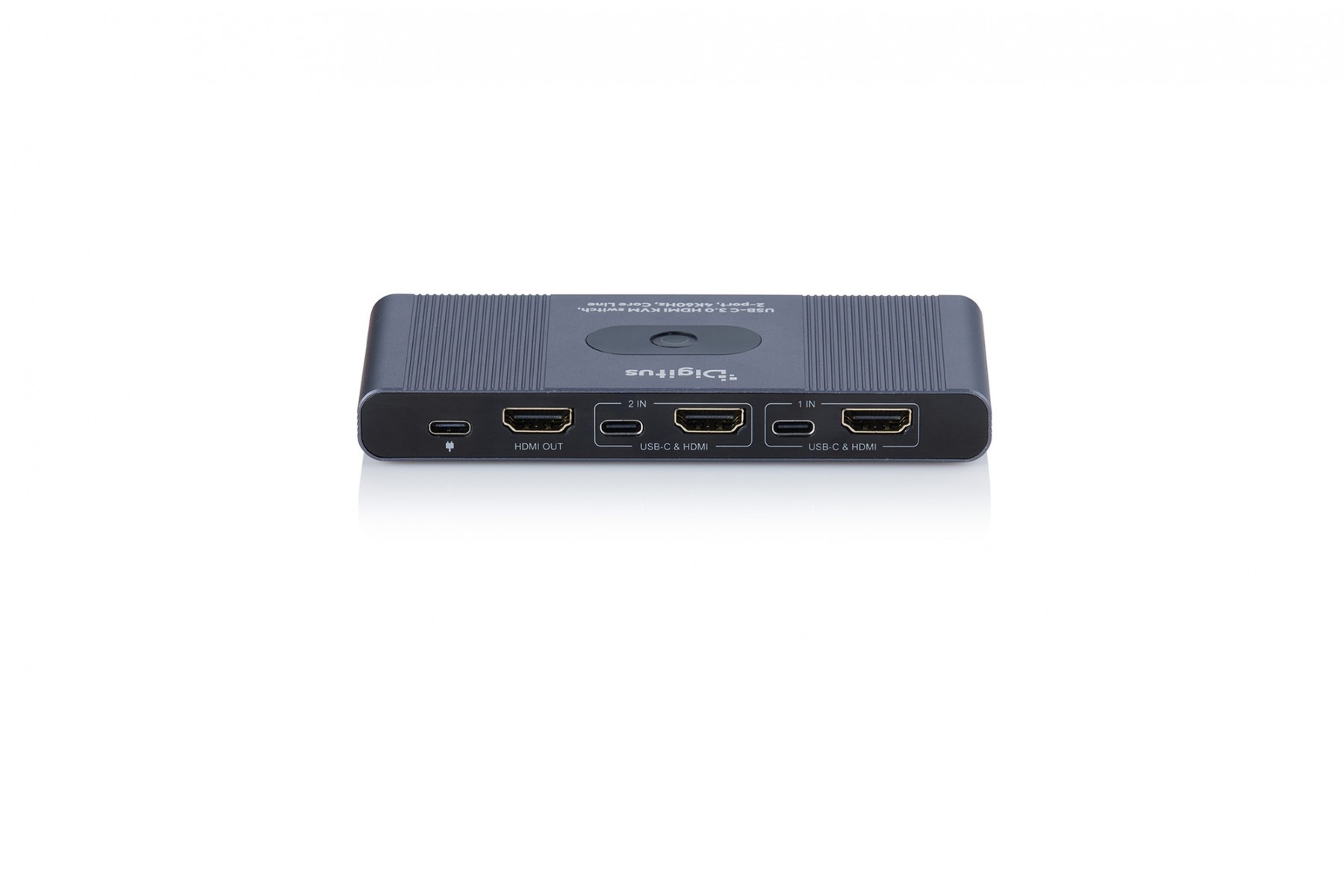 DIGITUS Digitus DS-12855 Switch KVM HDMI 2x1 | UHD 4K@60Hz | 3x USB-A 3.1 Gen1 | 1x USB-C USB 3.1 Gen1 | Audio | Core Line - TASTIERE E CONTROLLER | TecnoCARE.net Sabaudia, Latina, Terracina, San Felice Circeo e Pontinia