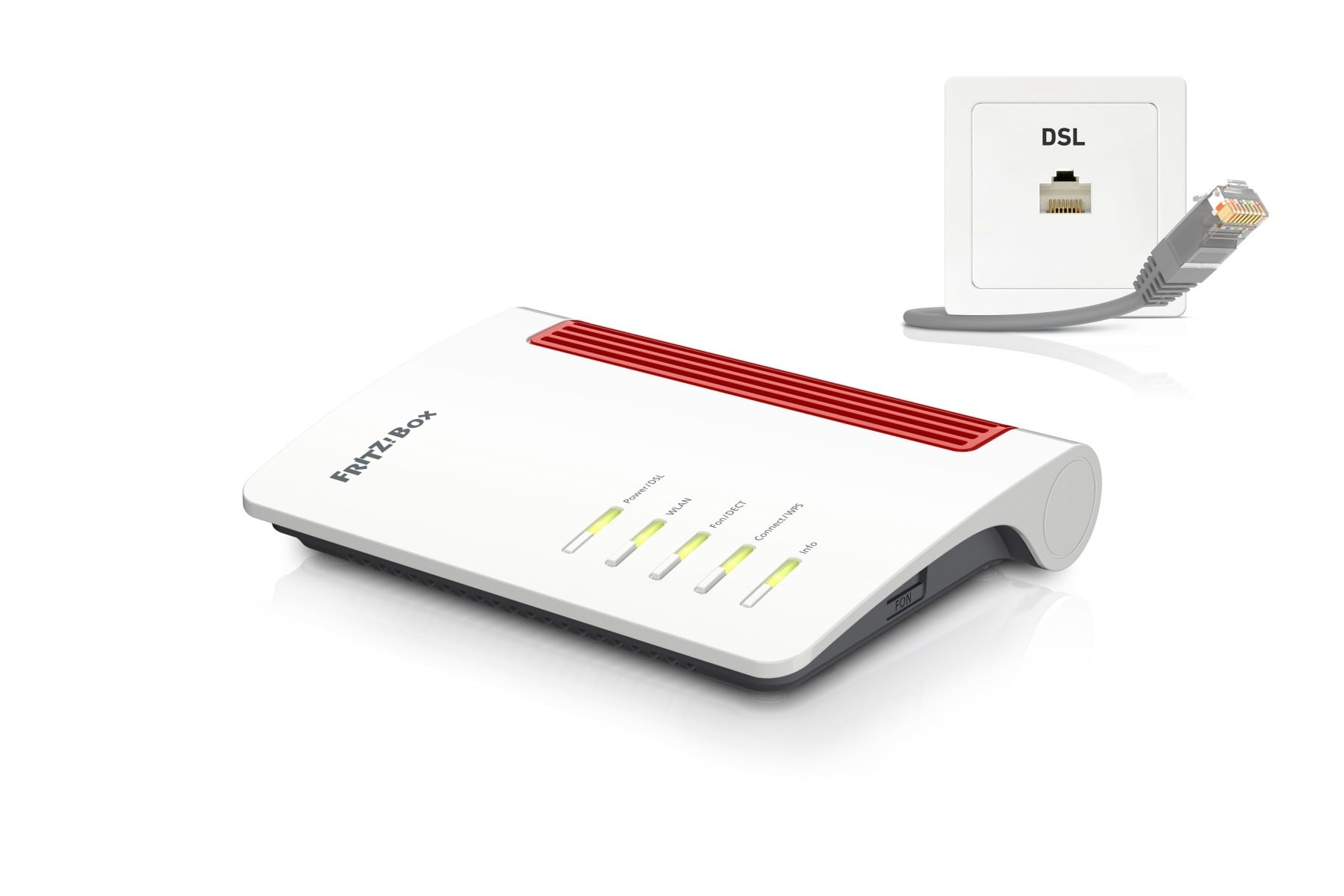 FRITZ! FRITZ!Box 7530 router wireless Gigabit Ethernet Dual-band (2.4 GHz/5 GHz) 4G Nero, Rosso, Bianco - RETI | TecnoCARE.net Sabaudia, Latina, Terracina, San Felice Circeo e Pontinia