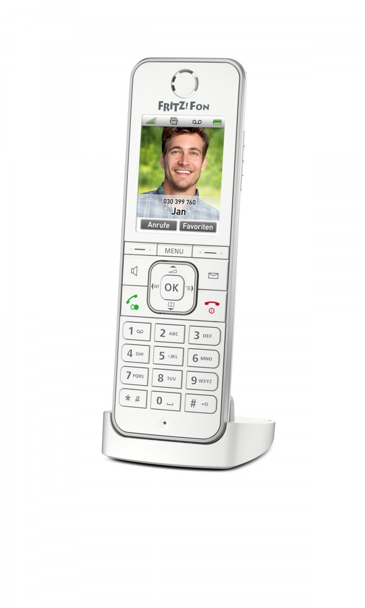 FRITZ! FRITZ!Fon C6 Telefono DECT Identificatore di chiamata Bianco - APPARECCHIATURA TELEFONICA | TecnoCARE.net Sabaudia, Latina, Terracina, San Felice Circeo e Pontinia