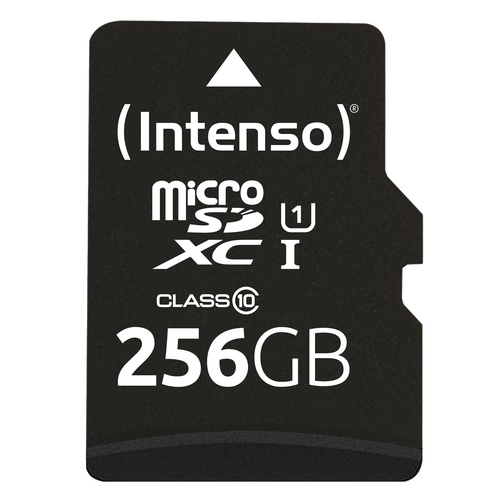 INTENSO INTENSO MEMORY CARD MICRO SD 256GB UHS-I PREMIUM Up to 90 Mb/s - MEMORIE FLASH | TecnoCARE.net Sabaudia, Latina, Terracina, San Felice Circeo e Pontinia