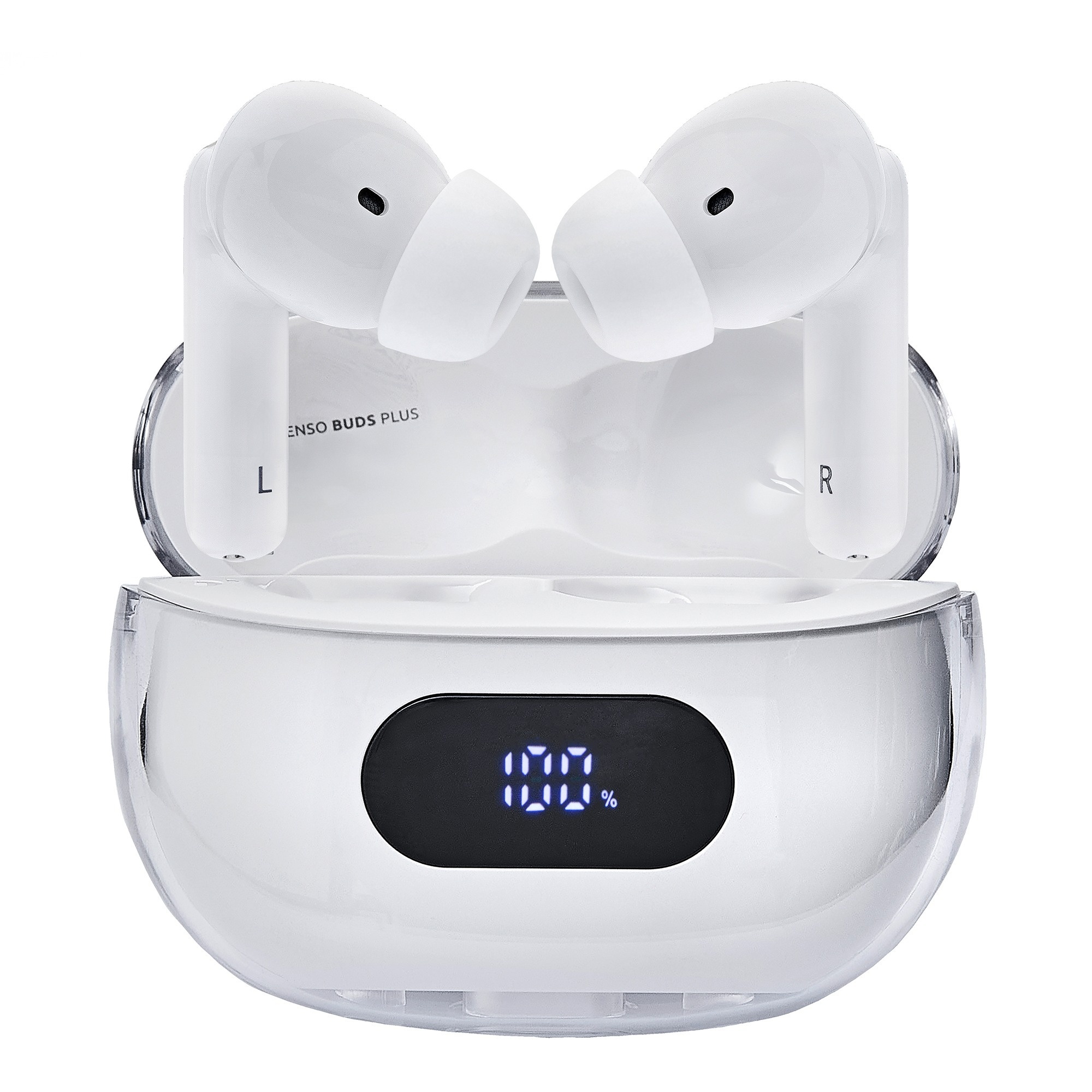 INTENSO INTENSO BUDS PLUS BLUETOOTH 5.4 ANC/ENC WHITE - CUFFIE E MICROFONI | TecnoCARE.net Sabaudia, Latina, Terracina, San Felice Circeo e Pontinia