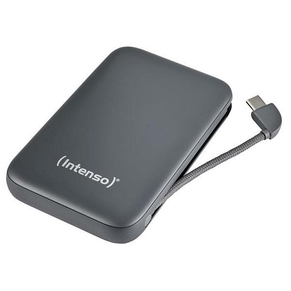 INTENSO INTENSO POWER MAGNETIC POWER BANK GRIGIO 1000MAH  CON CAVO DI RICARICA USB-C INTEGRATO - POWER PACK | TecnoCARE.net Sabaudia, Latina, Terracina, San Felice Circeo e Pontinia