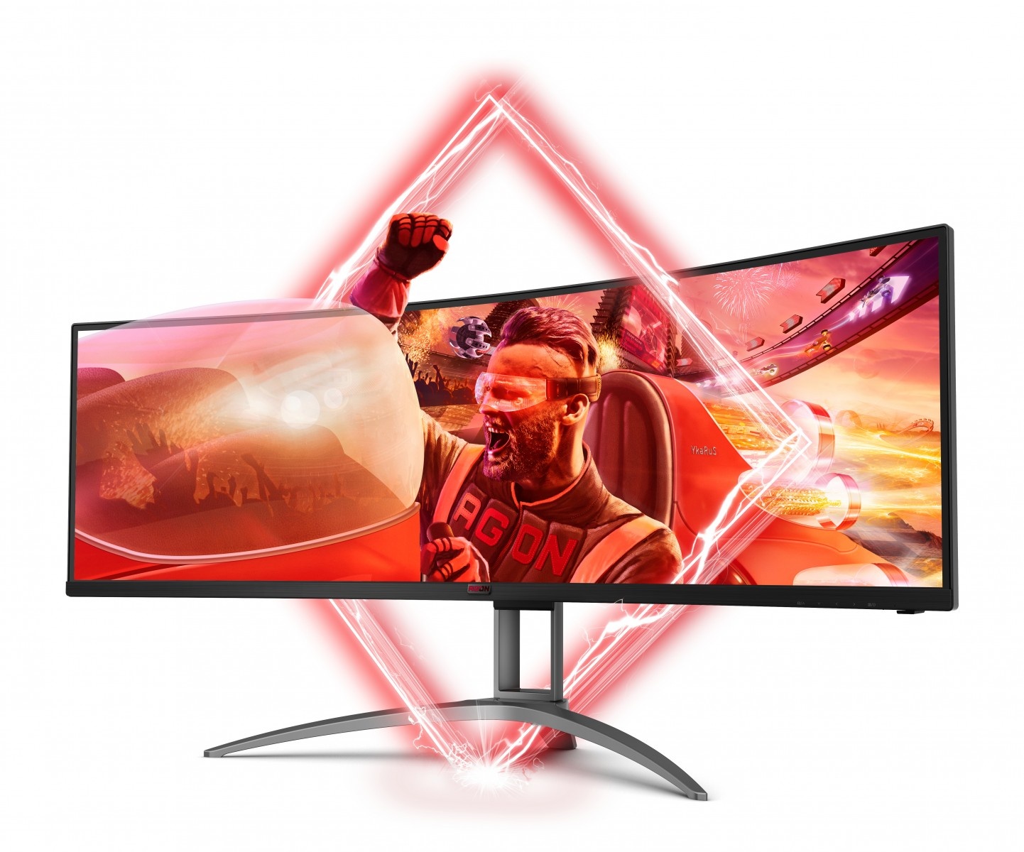 AOC AOC B2 AG493UCX2 Monitor PC 124 cm (48.8") 5120 x 1440 Pixel Quad HD LED Nero - MONITOR E ACCESSORI | TecnoCARE.net Sabaudia, Latina, Terracina, San Felice Circeo e Pontinia