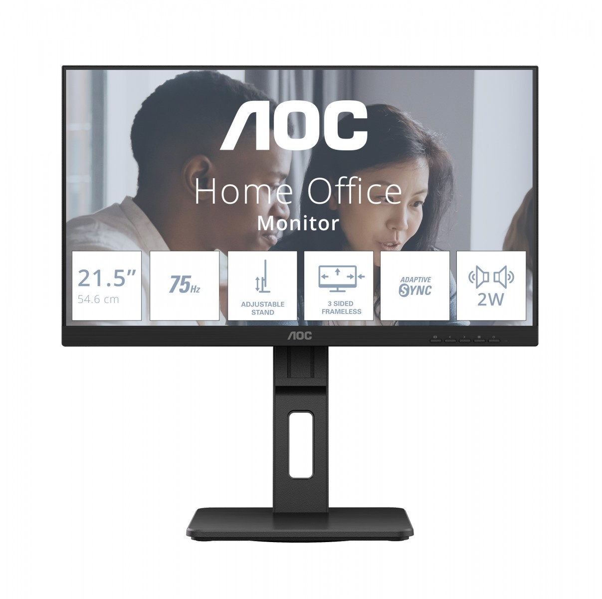 AOC AOC E2 22E2UMF Monitor PC 54,6 cm (21.5") 1920 x 1080 Pixel Full HD LED Nero - MONITOR E ACCESSORI | TecnoCARE.net Sabaudia, Latina, Terracina, San Felice Circeo e Pontinia