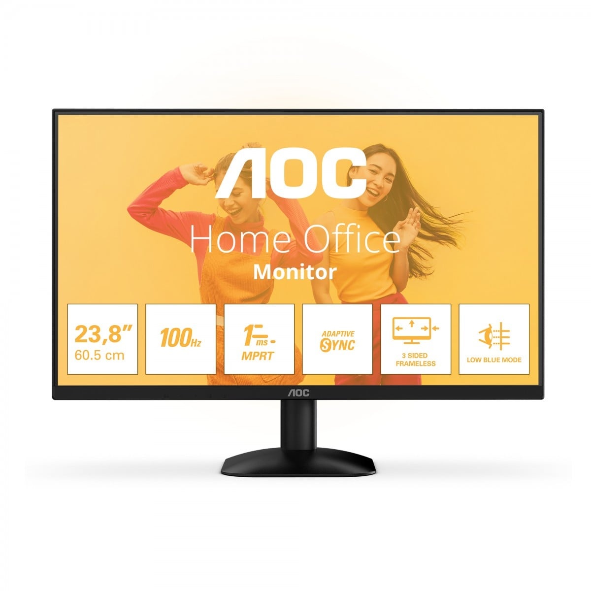 AOC AOC B3 24B35HM2 Monitor PC 60,5 cm (23.8") 1920 x 1080 Pixel Full HD LED Nero - MONITOR E ACCESSORI | TecnoCARE.net Sabaudia, Latina, Terracina, San Felice Circeo e Pontinia
