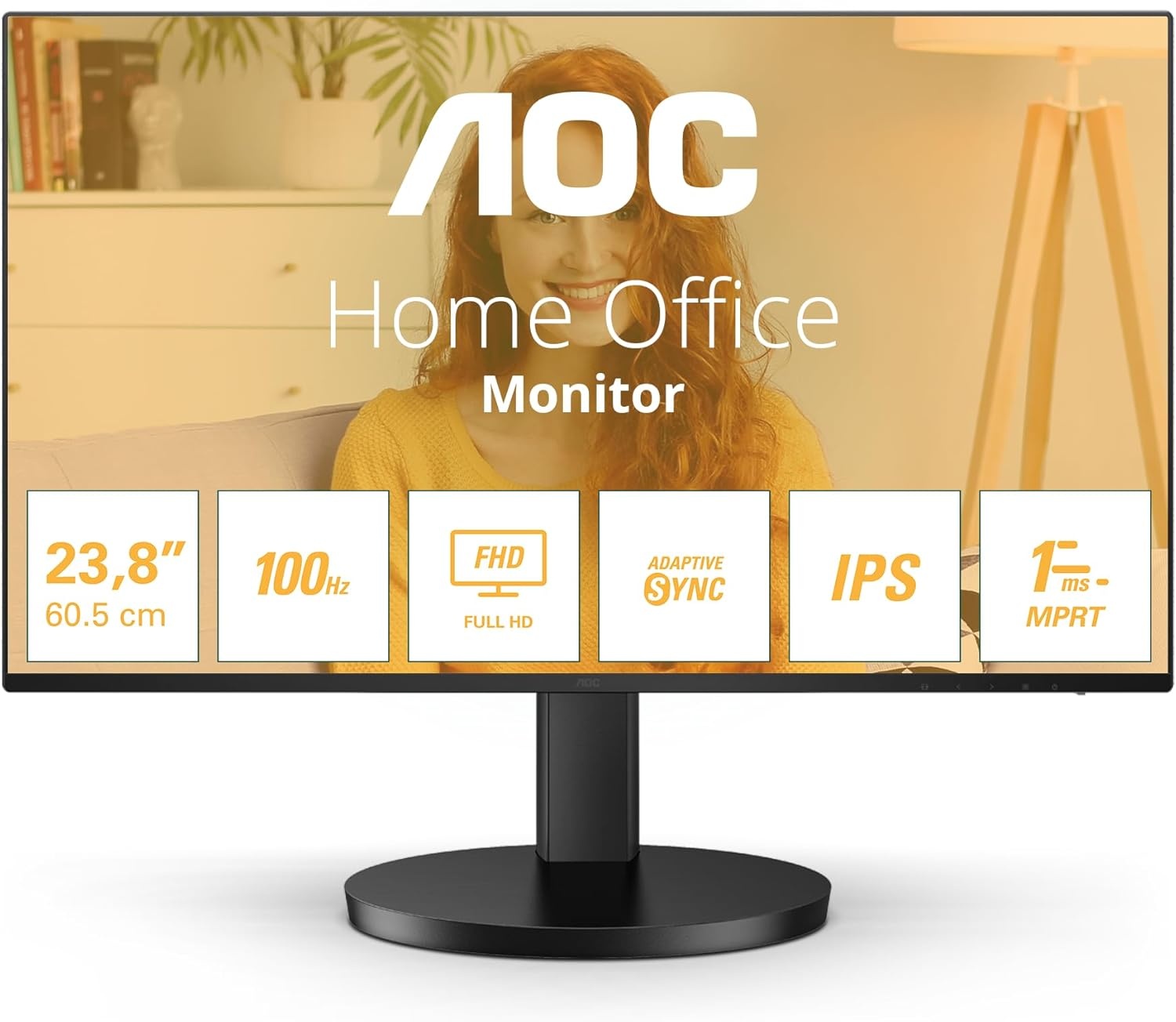 AOC AOC 24B3HA2 Monitor PC 60,5 cm (23.8") 1920 x 1080 Pixel Full HD LED Nero - MONITOR E ACCESSORI | TecnoCARE.net Sabaudia, Latina, Terracina, San Felice Circeo e Pontinia