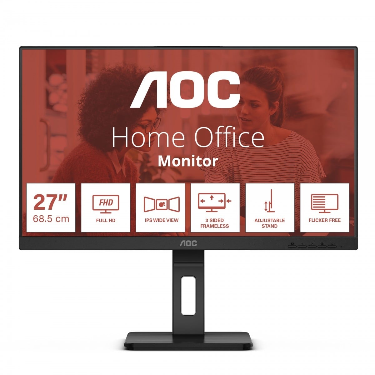 AOC AOC E3 27E3QAF Monitor PC 68,6 cm (27") 1920 x 1080 Pixel Full HD LED Nero - MONITOR E ACCESSORI | TecnoCARE.net Sabaudia, Latina, Terracina, San Felice Circeo e Pontinia