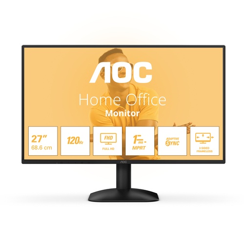 AOC AOC B3 27B31H Monitor PC 68,6 cm (27") 1920 x 1080 Pixel Full HD Nero - MONITOR E ACCESSORI | TecnoCARE.net Sabaudia, Latina, Terracina, San Felice Circeo e Pontinia