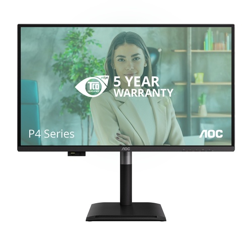 AOC AOC Q27P4U Monitor PC 68,6 cm (27") 2560 x 1440 Pixel Wide Quad HD Nero - MONITOR E ACCESSORI | TecnoCARE.net Sabaudia, Latina, Terracina, San Felice Circeo e Pontinia