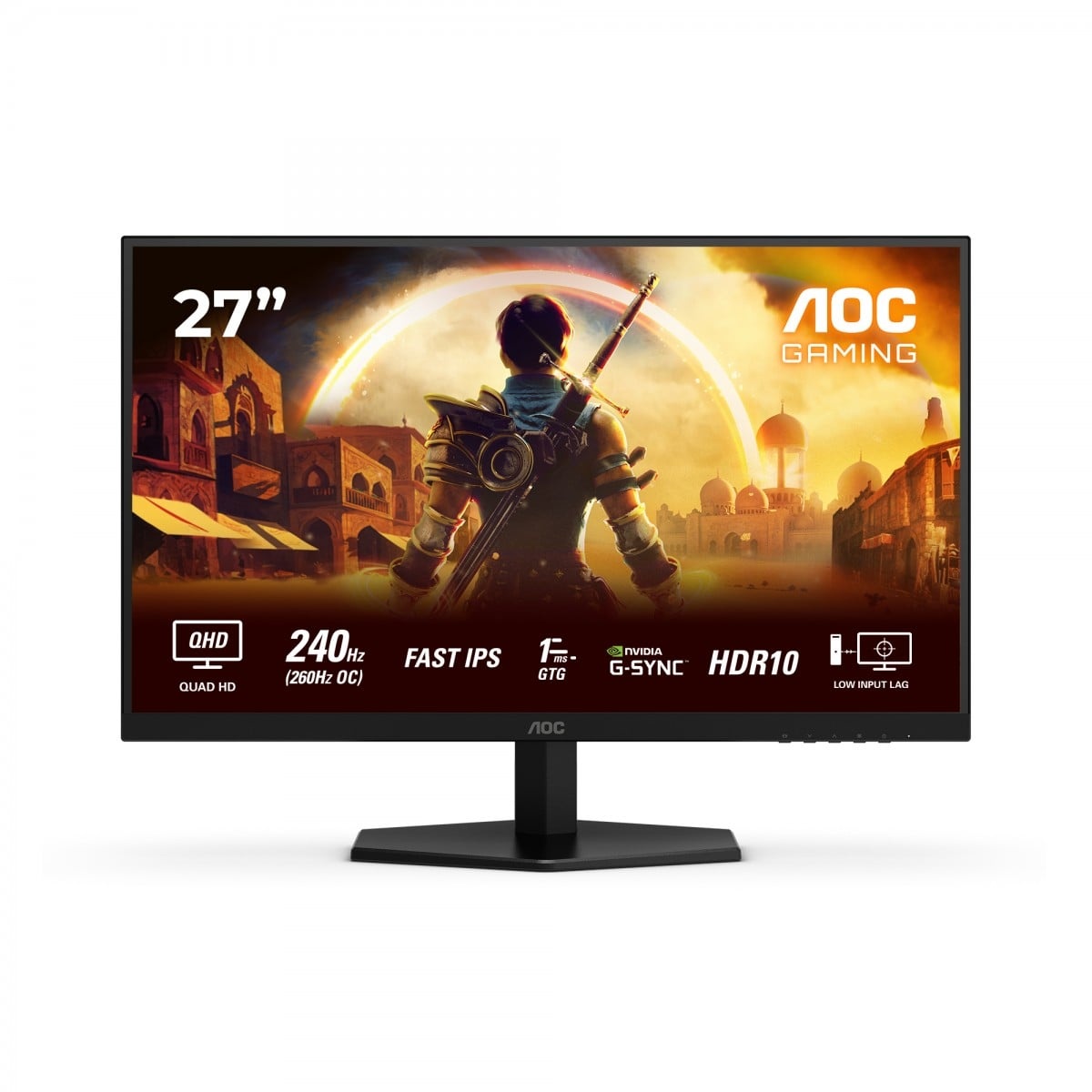 AOC AOC G4 Q27G42ZE Monitor PC 68,6 cm (27") 2560 x 1440 Pixel Quad HD LCD Nero, Rosso - MONITOR E ACCESSORI | TecnoCARE.net Sabaudia, Latina, Terracina, San Felice Circeo e Pontinia