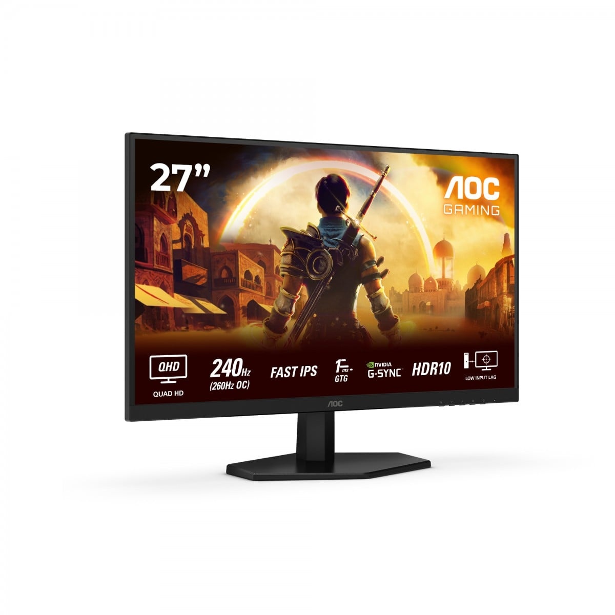 AOC AOC G4 Q27G42ZE Monitor PC 68,6 cm (27") 2560 x 1440 Pixel Quad HD LCD Nero, Rosso - MONITOR E ACCESSORI | TecnoCARE.net Sabaudia, Latina, Terracina, San Felice Circeo e Pontinia