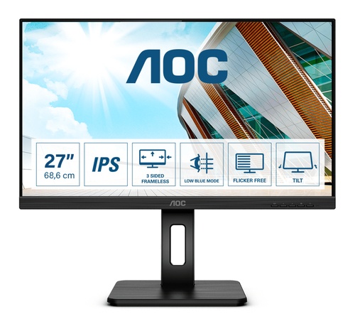 AOC AOC P2 27P2Q LED display 68,6 cm (27") 1920 x 1080 Pixel Full HD Nero - MONITOR E ACCESSORI | TecnoCARE.net Sabaudia, Latina, Terracina, San Felice Circeo e Pontinia
