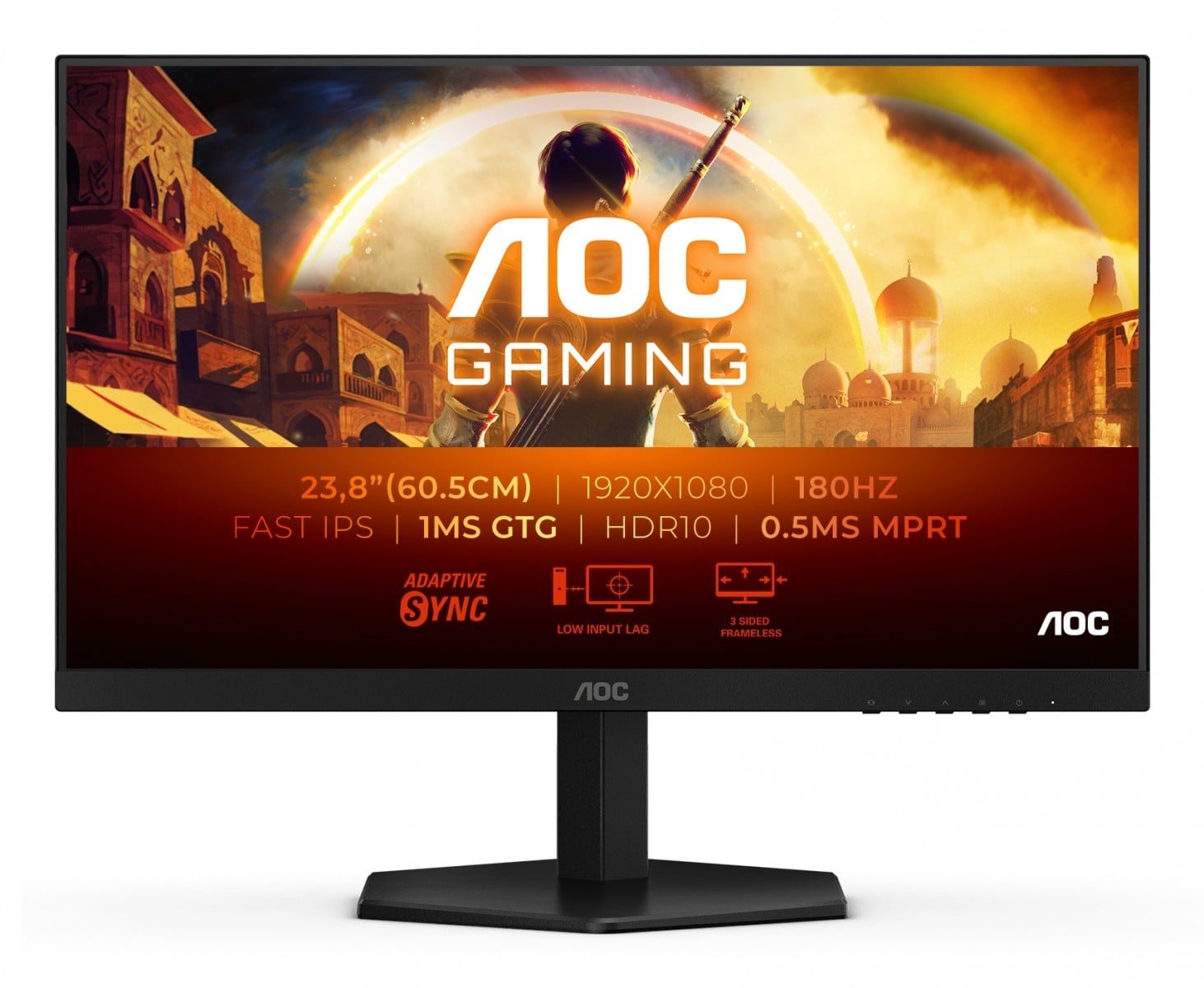 AOC AOC G4 24G42E Monitor PC 60,5 cm (23.8") 1920 x 1080 Pixel Full HD LCD Nero - MONITOR E ACCESSORI | TecnoCARE.net Sabaudia, Latina, Terracina, San Felice Circeo e Pontinia