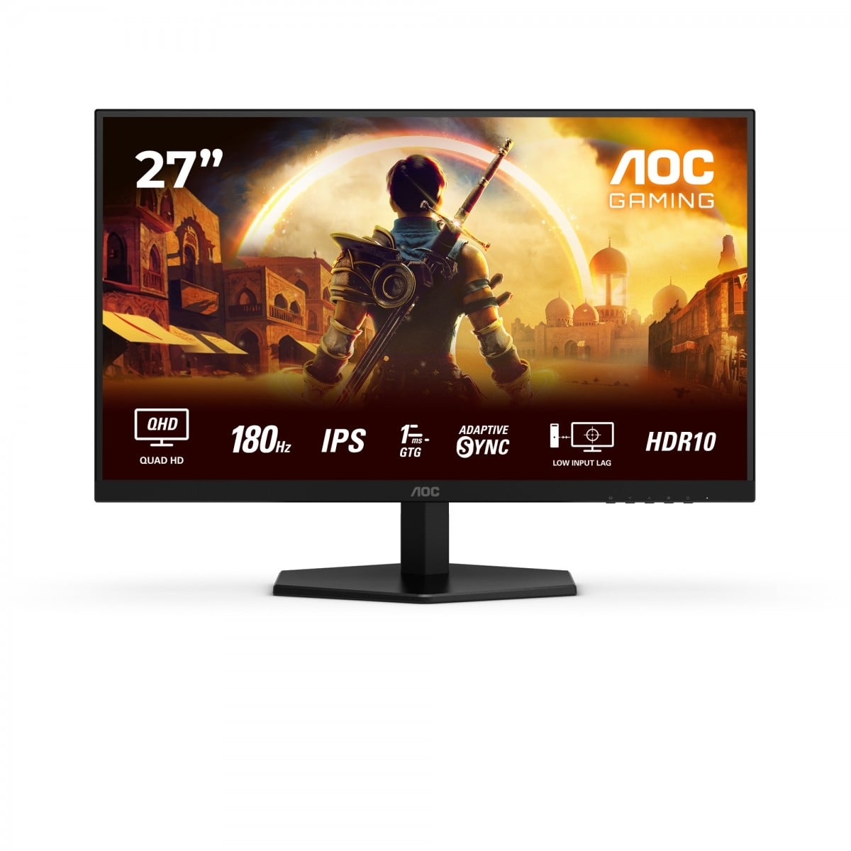 AOC AOC G4 Q27G42XE Monitor PC 68,6 cm (27") 2560 x 1440 Pixel Quad HD Nero, Rosso - MONITOR E ACCESSORI | TecnoCARE.net Sabaudia, Latina, Terracina, San Felice Circeo e Pontinia