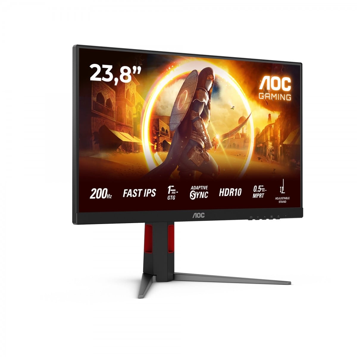 AOC AOC G4 24G4HA Monitor PC 60,5 cm (23.8") 1920 x 1080 Pixel Full HD LED Nero, Rosso - MONITOR E ACCESSORI | TecnoCARE.net Sabaudia, Latina, Terracina, San Felice Circeo e Pontinia