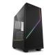SHARKOON SHARKOON CASE RGB FLOW, ATX, 7 SLOTS EXPANSION, 2 USB 3.0, 1 USB 2.0DRIVE BAY DA 2,5"/3,5" - CASE | TecnoCARE.net Sabaudia, Latina, Terracina, San Felice Circeo e Pontinia