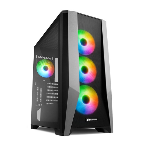 SHARKOON SHARKOON CASE TG7M RGB ATX VETRO TEMPERATO, 7 SLOT ESPANSIONE, 3X120MM FAN FRONT, 1X120MM FAN REAR - CASE | TecnoCARE.net Sabaudia, Latina, Terracina, San Felice Circeo e Pontinia