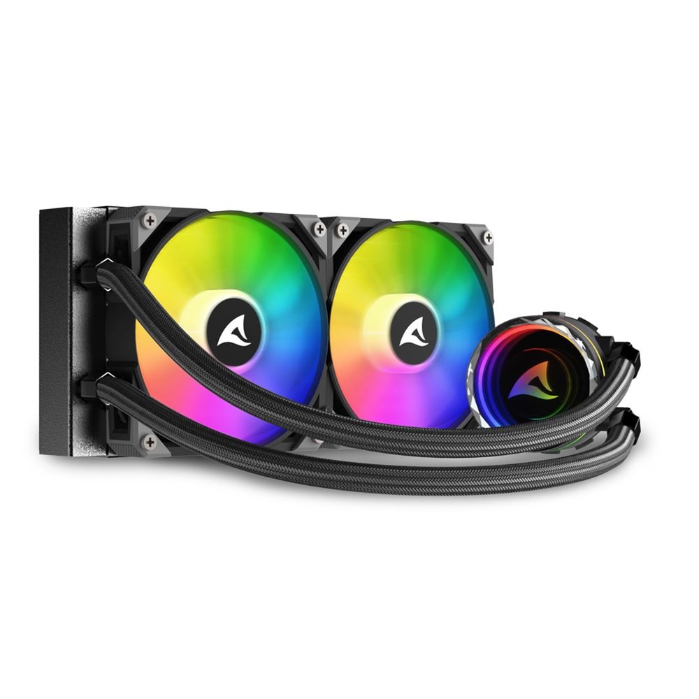 SHARKOON SHARKOON  LIQUID COOLING S80 ARGB 240 - CPU DISSIPATORI | TecnoCARE.net Sabaudia, Latina, Terracina, San Felice Circeo e Pontinia