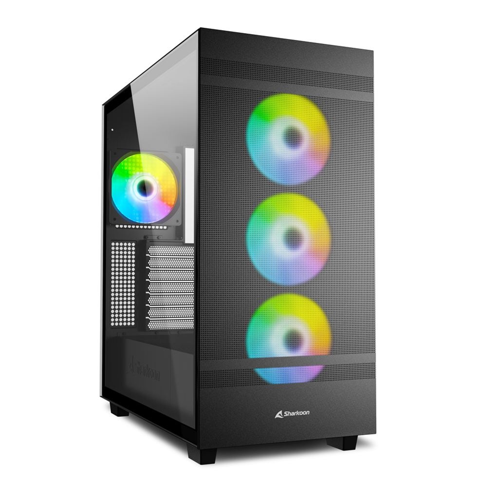 SHARKOON SHARKOON CASE REBEL C50 BLACK RGB - CASE | TecnoCARE.net Sabaudia, Latina, Terracina, San Felice Circeo e Pontinia