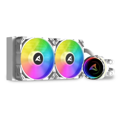SHARKOON SHARKOON  LIQUID COOLING S80 ARGB 240 WHITE - CPU DISSIPATORI | TecnoCARE.net Sabaudia, Latina, Terracina, San Felice Circeo e Pontinia