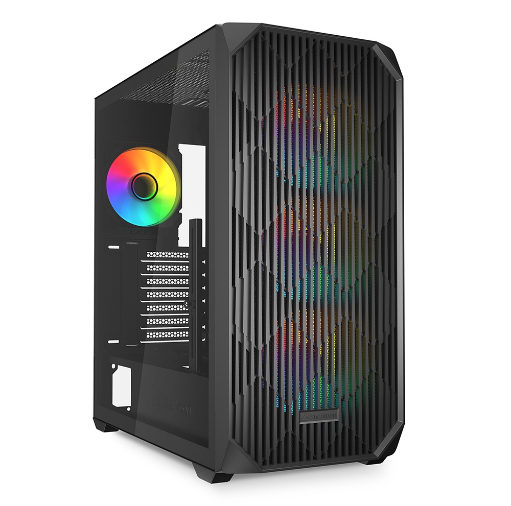 SHARKOON SHARKOON CASE AK3 RGB ATX BLACK - CASE | TecnoCARE.net Sabaudia, Latina, Terracina, San Felice Circeo e Pontinia