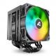 SHARKOON SHARKOON DISSIPATORE AD ARIA 1X 120MM ARGB PWM FAN, 1X 120MM PWM FAN, 6X COPPER PIPES, DIRECT TOUCH, - CPU DISSIPATORI | TecnoCARE.net Sabaudia, Latina, Terracina, San Felice Circeo e Pontinia
