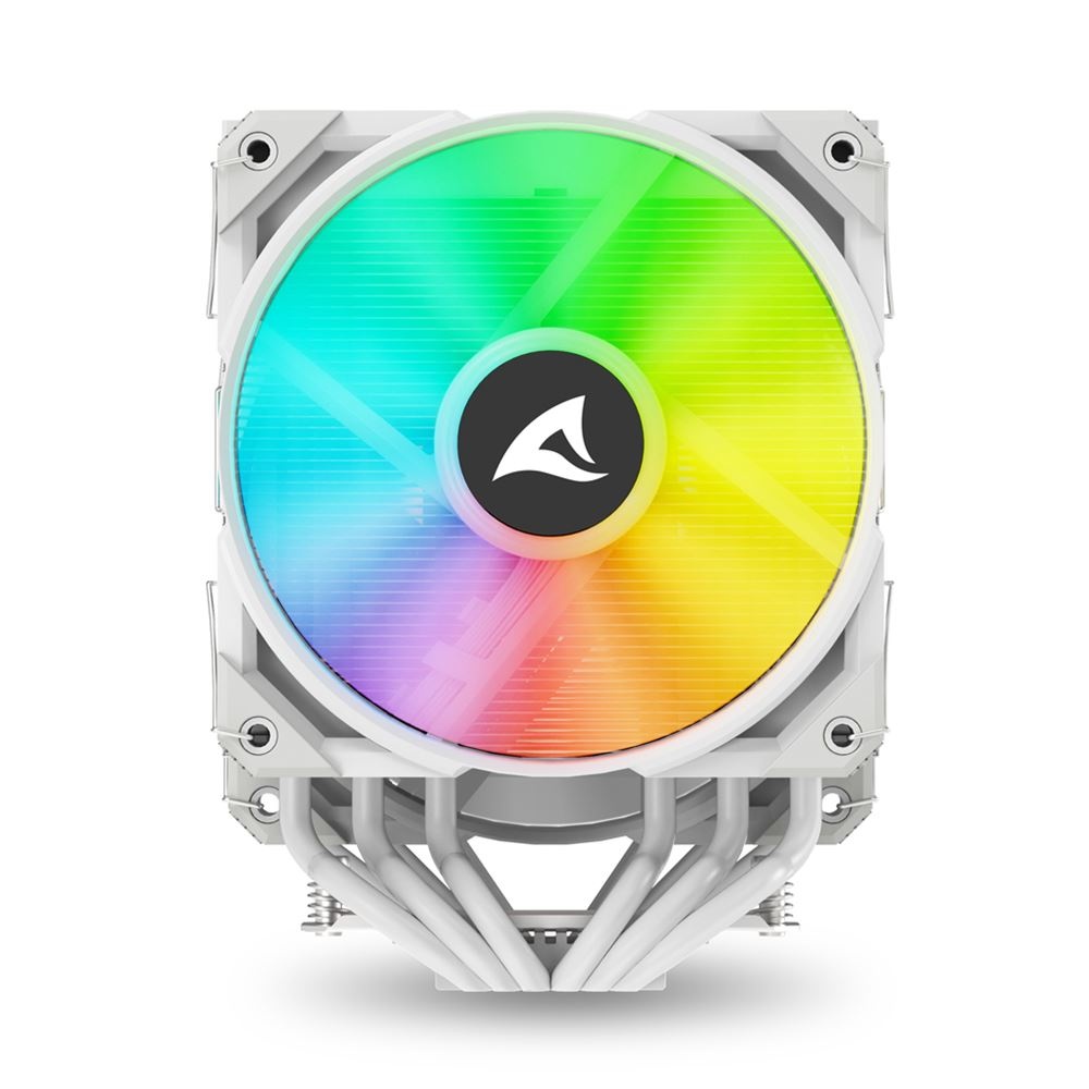 SHARKOON SHARKOON DISSIPATORE AD ARIA 1X 120MM ARGB PWM FAN, 1X 120MM PWM FAN, 6X COPPER PIPES, DIRECT TOUCH, - CPU DISSIPATORI | TecnoCARE.net Sabaudia, Latina, Terracina, San Felice Circeo e Pontinia