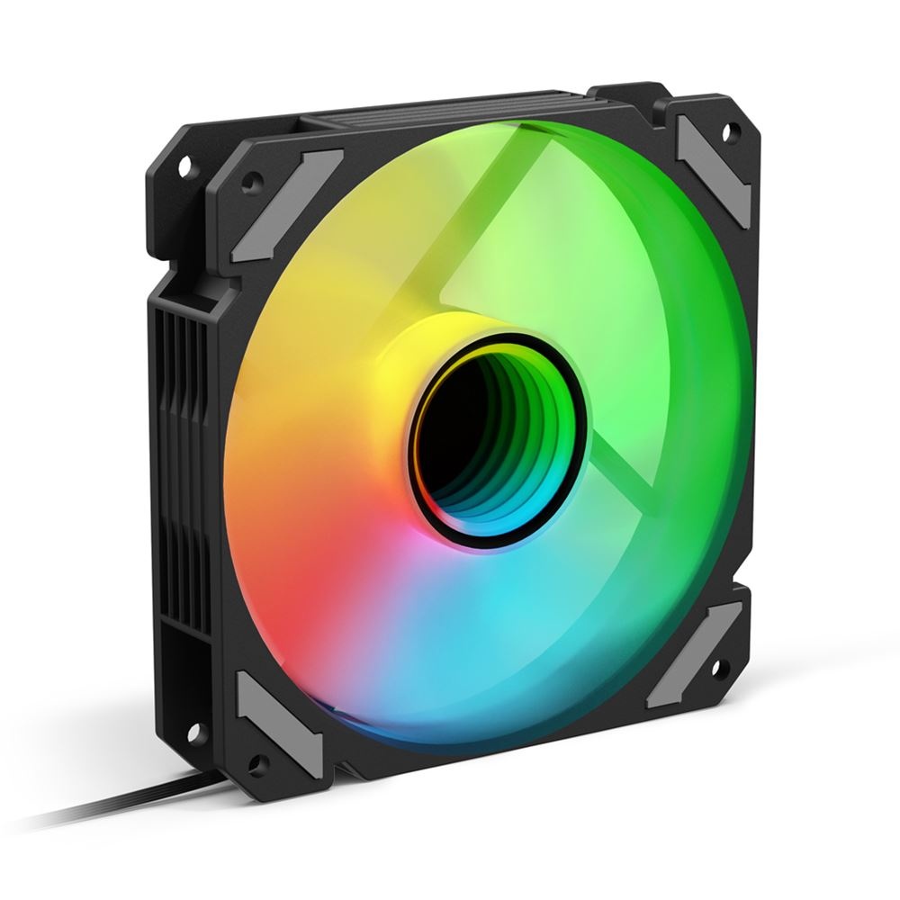 SHARKOON SHARKOON VENTOLA SHARK MIRROR PWM RGB 120x120x25MM BLACK - CASE VENTOLE | TecnoCARE.net Sabaudia, Latina, Terracina, San Felice Circeo e Pontinia