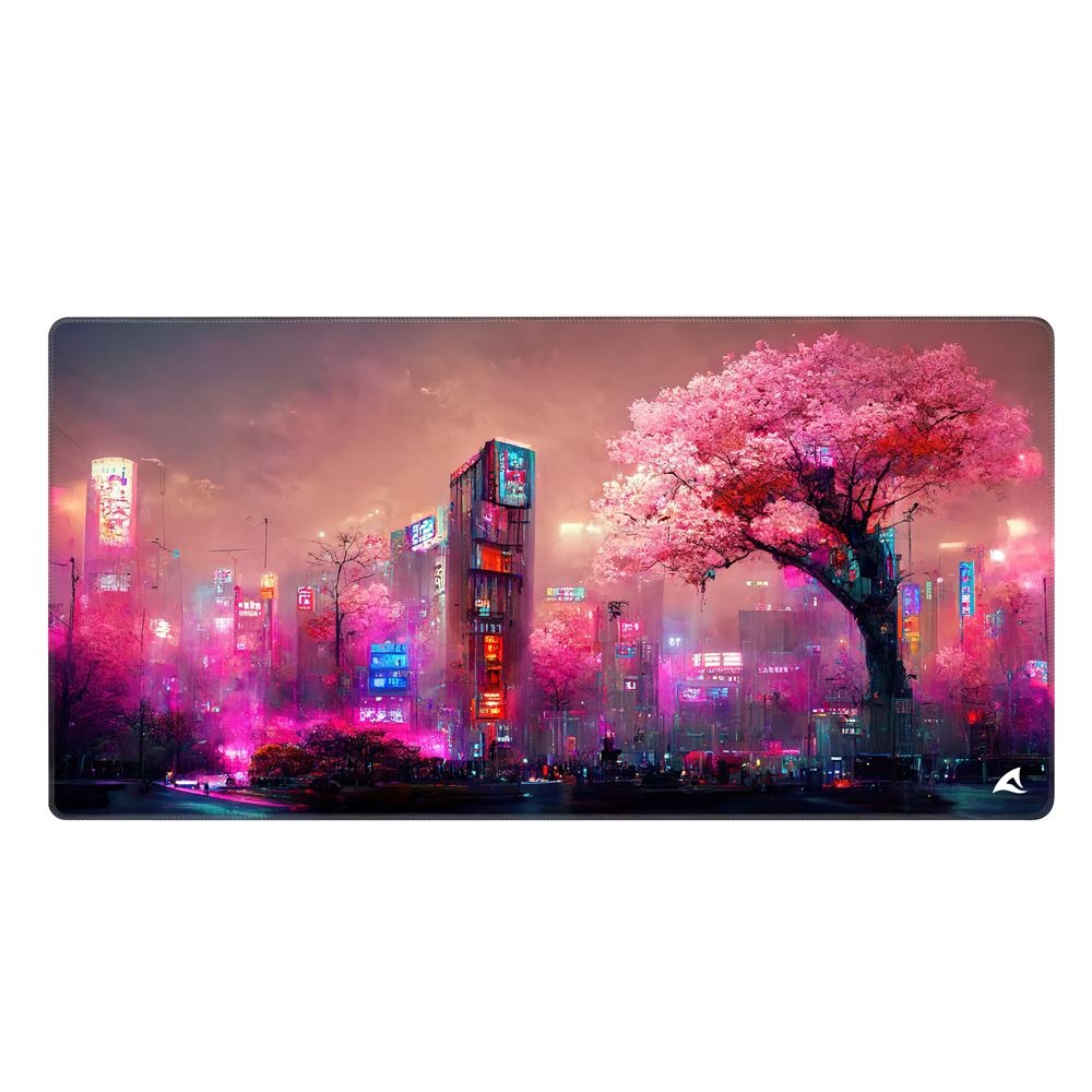 SHARKOON SHARKOON SKILLER SGP40 D4 MOUSEPAD TAPPETINO GAMING 1000 x 500 x 3  MM CITTA ROSA NEON - TASTIERE E MOUSE ACCESSORI | TecnoCARE.net Sabaudia, Latina, Terracina, San Felice Circeo e Pontinia