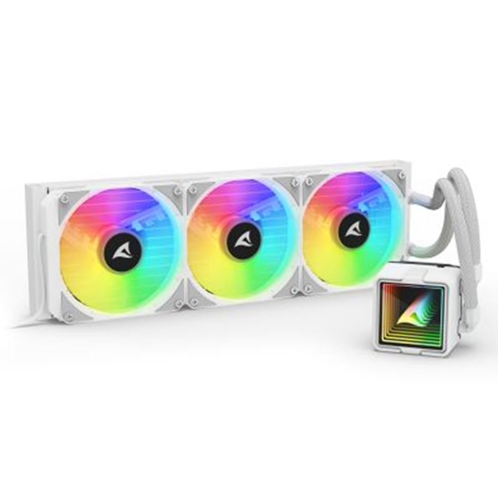 SHARKOON SHARKOON LIQUID COOLING S100 ARGB AIO WHITE - CPU DISSIPATORI | TecnoCARE.net Sabaudia, Latina, Terracina, San Felice Circeo e Pontinia