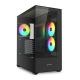 SHARKOON SHARKOON CASE SK6  ATX 2XU3, VETRO TEMPERATO, TRRS, 2XTG, 3X120 ARGB - CASE | TecnoCARE.net Sabaudia, Latina, Terracina, San Felice Circeo e Pontinia