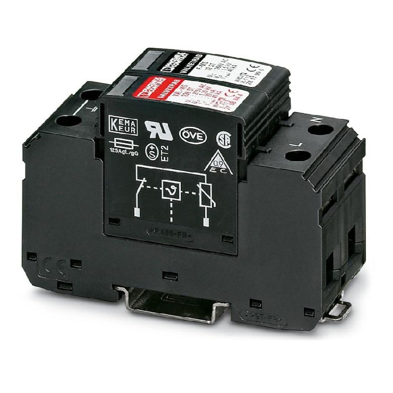PHOENIX CONTACT Limitatore di sovratensione CA tipo 2, 1 fase, Phoenix, prot. T2 VAL-MS 230/1+1 - PROTEZIONE CIRCUITI | TecnoCARE.net Sabaudia, Latina, Terracina, San Felice Circeo e Pontinia