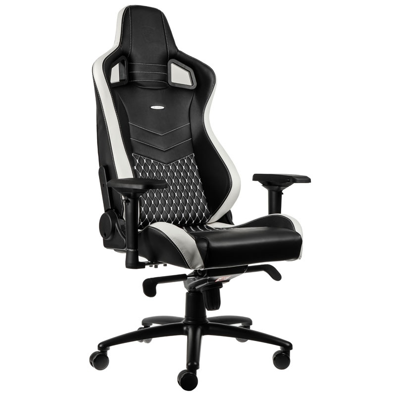 NOBLECHAIRS noblechairs EPIC Real Leather Gaming Chair - Nero/Bianco/Rosso - ACCESSORI GAMING | TecnoCARE.net Sabaudia, Latina, Terracina, San Felice Circeo e Pontinia