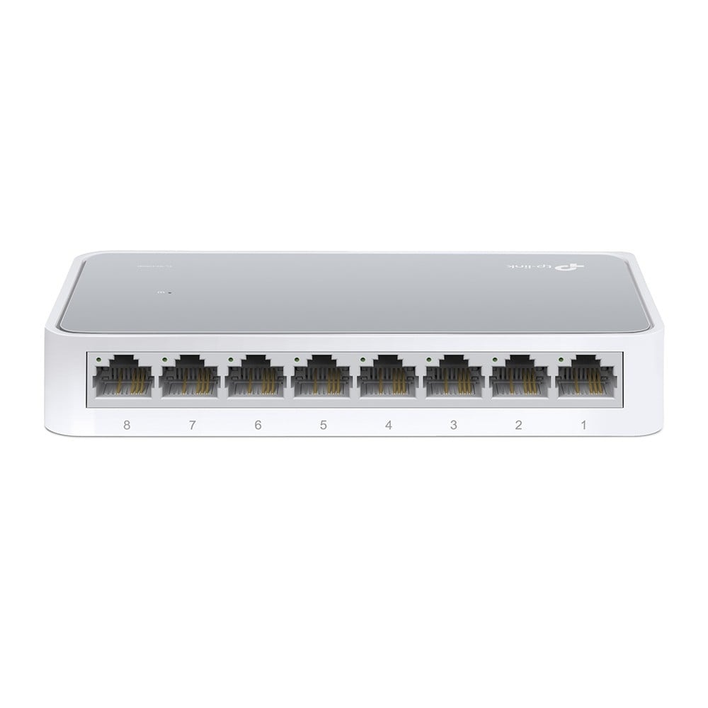 TP-LINK TP-Link TL-SF1008D switch di rete Non gestito Fast Ethernet (10/100) Bianco - RETI | TecnoCARE.net Sabaudia, Latina, Terracina, San Felice Circeo e Pontinia