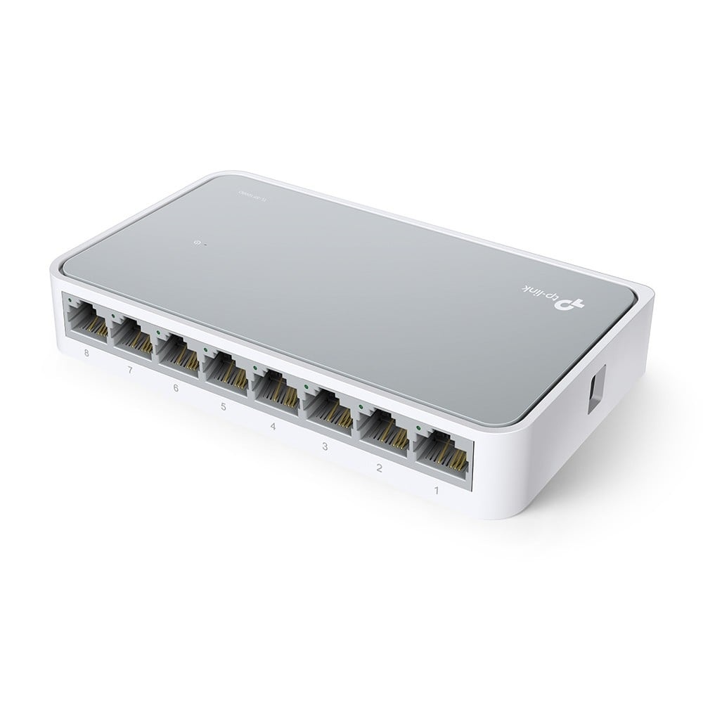 TP-LINK TP-Link TL-SF1008D switch di rete Non gestito Fast Ethernet (10/100) Bianco - RETI | TecnoCARE.net Sabaudia, Latina, Terracina, San Felice Circeo e Pontinia