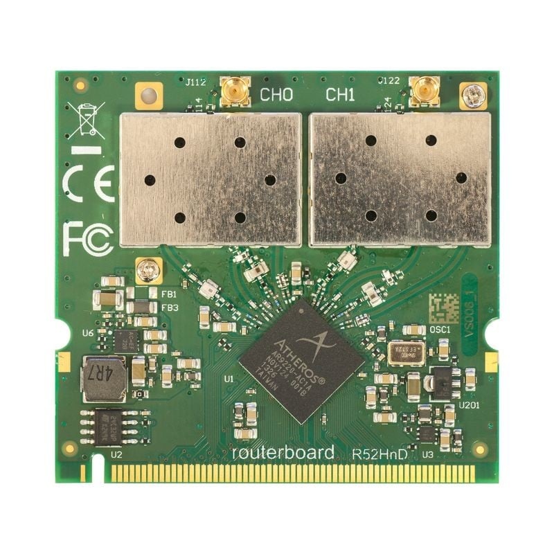 MIKROTIK Mikrotik R52HND scheda di rete e adattatore Interno WLAN - COMPONENTI | TecnoCARE.net Sabaudia, Latina, Terracina, San Felice Circeo e Pontinia