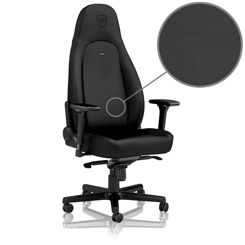 NOBLECHAIRS noblechairs ICON Gaming Chair - Black Edition - ACCESSORI GAMING | TecnoCARE.net Sabaudia, Latina, Terracina, San Felice Circeo e Pontinia