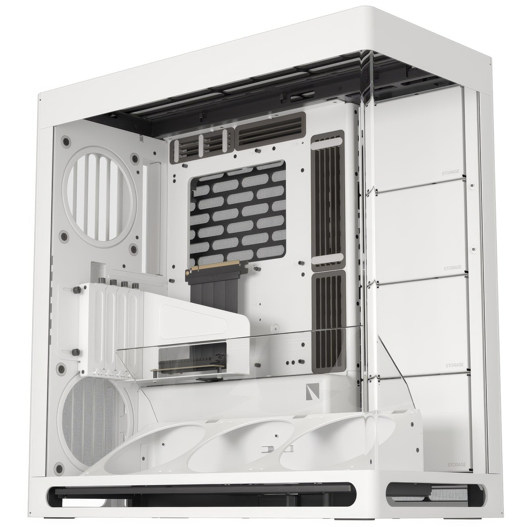 HAVN HAVN HS 420 VGPU, E-ATX, Tempered Glass, PCIe 5.0 Riser Cable - Bianco - CASE | TecnoCARE.net Sabaudia, Latina, Terracina, San Felice Circeo e Pontinia