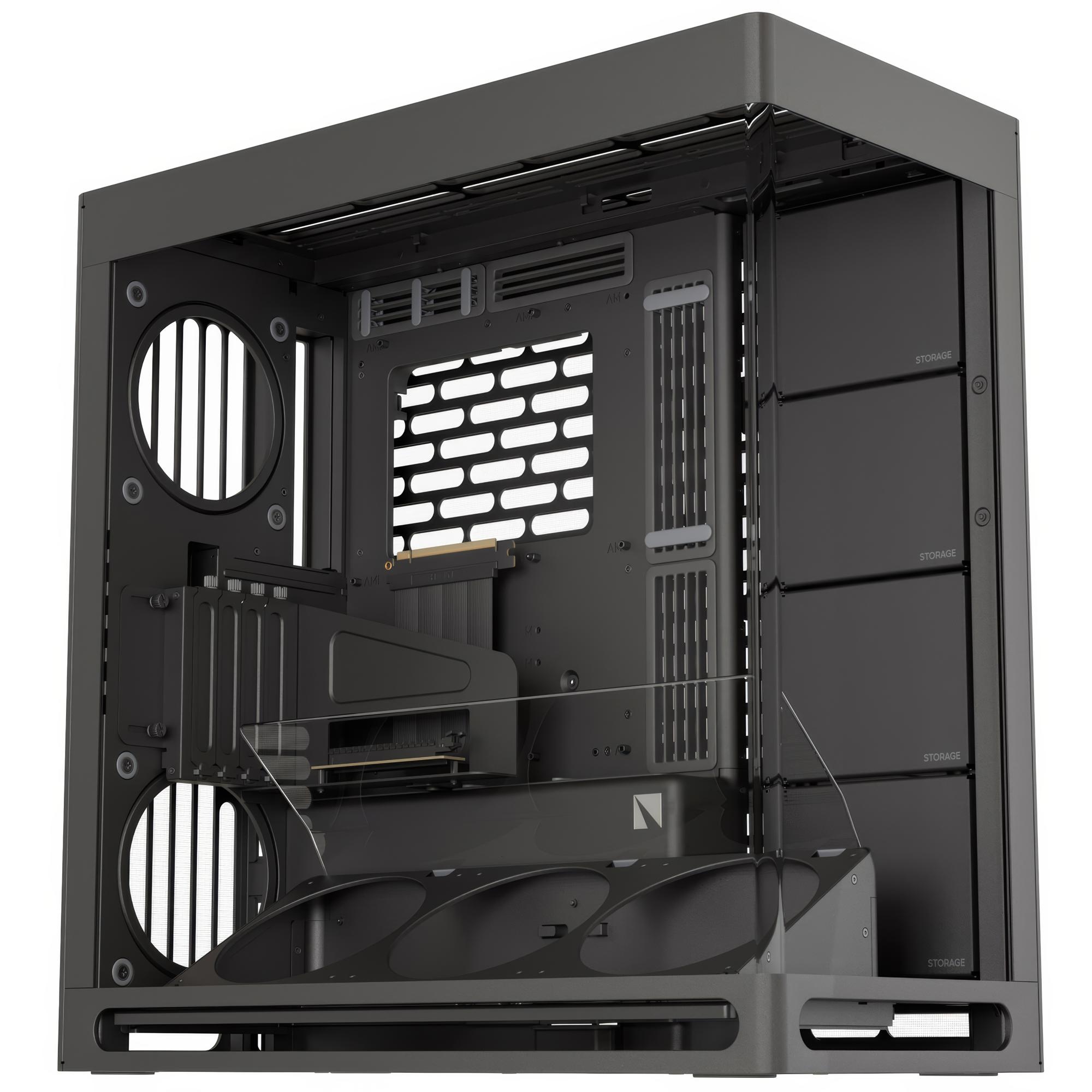 HAVN HAVN HS 420 VGPU, E-ATX, Tempered Glass, PCIe 5.0 Riser Cable - Nero - CASE | TecnoCARE.net Sabaudia, Latina, Terracina, San Felice Circeo e Pontinia