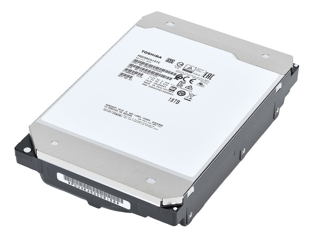 TOSHIBA Toshiba MG Series 18TB SATA MG09ACA18TE - SUPPORTI PER LA MEMORIZZAZIONE | TecnoCARE.net Sabaudia, Latina, Terracina, San Felice Circeo e Pontinia