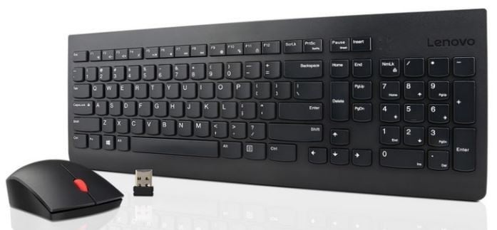 LENOVO Lenovo Essential Wireless Combo - Tastiera - 1200 dpi - QWERTY - Nero - TASTIERE E CONTROLLER | TecnoCARE.net Sabaudia, Latina, Terracina, San Felice Circeo e Pontinia