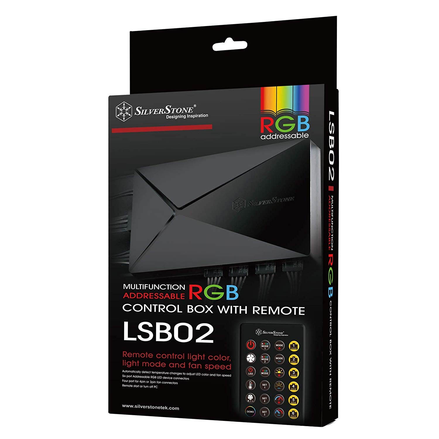 SILVERSTONE TECHNOLOGY Silverstone SST-LSB02 Controller RGB Addressable / Controllo FAN / Spegnimento PC - ACCESSORI GAMING | TecnoCARE.net Sabaudia, Latina, Terracina, San Felice Circeo e Pontinia