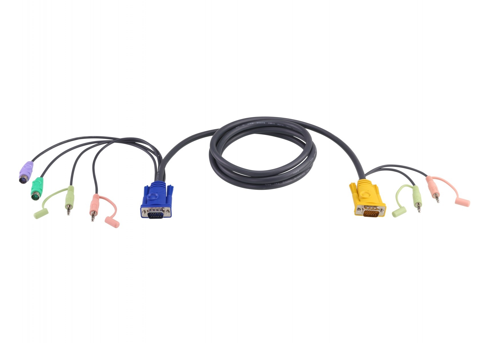 ATEN ATEN Cavo KVM PS/2 con SPHD 3 in 1 e Audio – 1,8 m - 1,8 m - PS/2 - PS/2 - VGA - Nero - HDB-15 - 2 x PS/2 - 2 x 3.5mm - CAVI PER COMPUTER E PERIFERICHE | TecnoCARE.net Sabaudia, Latina, Terracina, San Felice Circeo e Pontinia