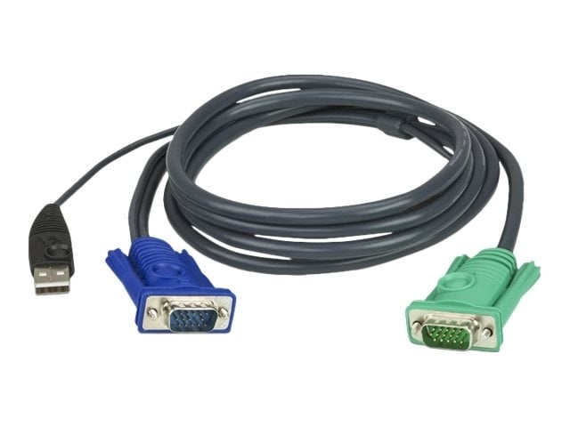 ATEN ATEN Cavo KVM USB con SPHD 3 in 1 – 1,8 m - 1,8 m - VGA - Nero - HDB-15 + USB A - SPHD-15 - Maschio - CAVI PER COMPUTER E PERIFERICHE | TecnoCARE.net Sabaudia, Latina, Terracina, San Felice Circeo e Pontinia