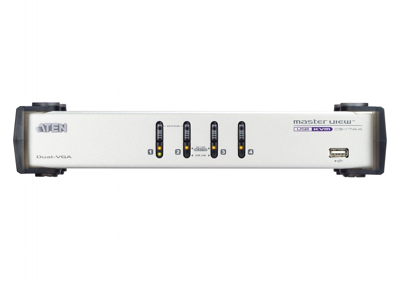 ATEN ATEN CS1744 switch per keyboard-video-mouse (kvm) Bianco - TASTIERE E CONTROLLER | TecnoCARE.net Sabaudia, Latina, Terracina, San Felice Circeo e Pontinia